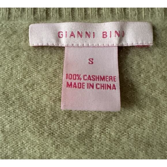 Gianni Bini 100% Cashmere Women’s Fine Knit Tan Sweater Size S - Picture 2 of 8